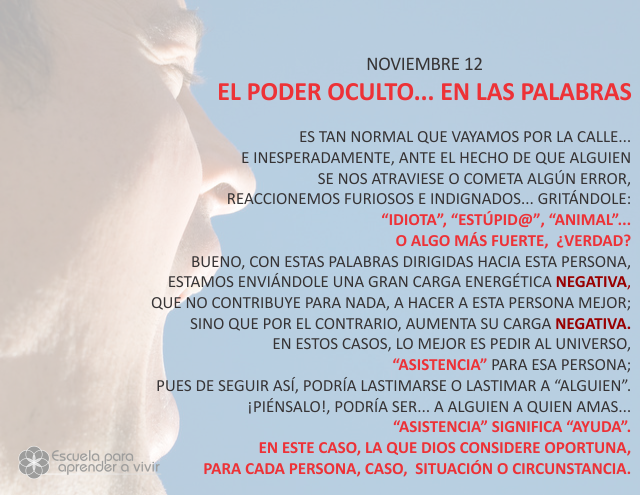 El poder oculto... en las palabras